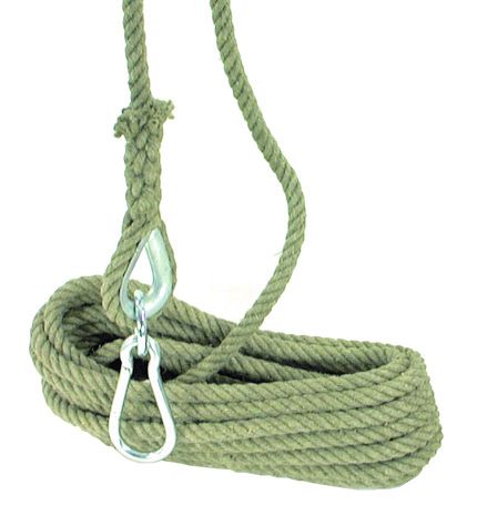 Hemp construction hoist rope