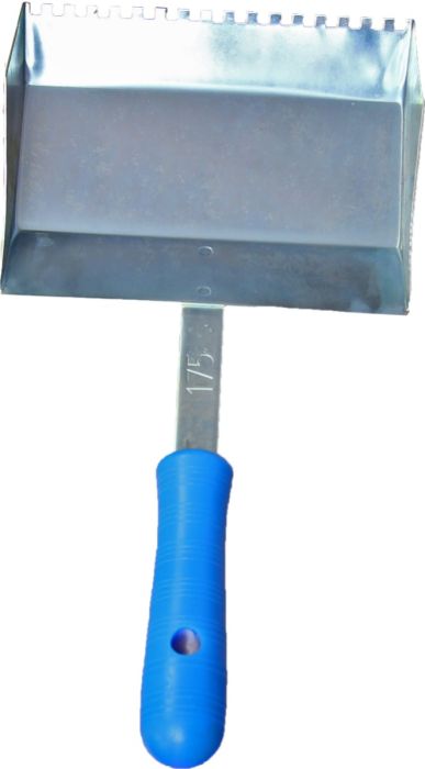 Adhesive trowel for aerated concrete / plan trowel