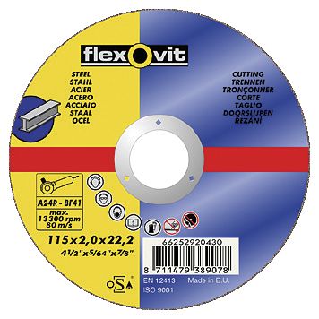 Flexovit cut-off wheel