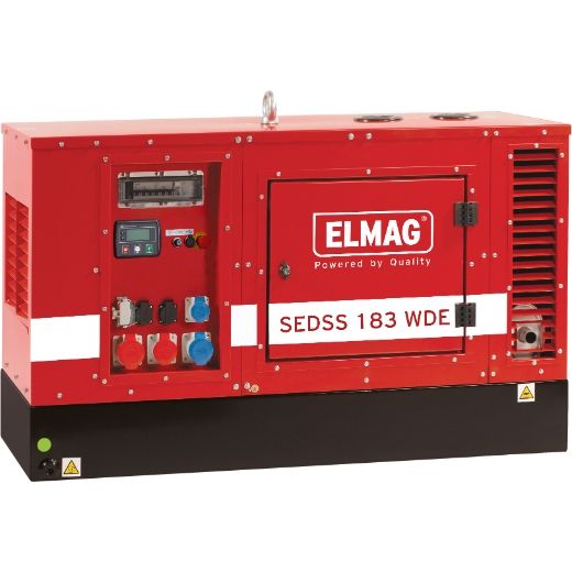 Elmag Stromerzeuger SEDSS 83WDE-AVR-DSE4520 - Stage 5 mit KUBOTA-Motor