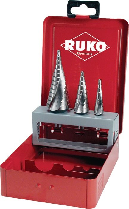 Ruko step drill set D.4-12/4-20/4-30mm