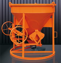 Eichinger concrete silo hand wheel cylindrical conical