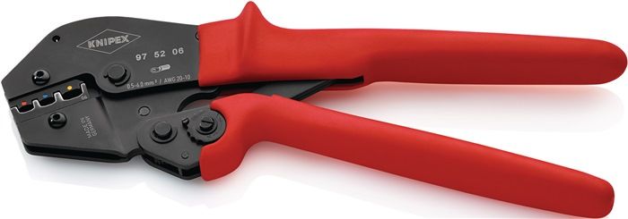 Knipex-Werk Crimping Pliers L.250mm 2x6
