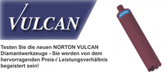 Norton Bohrkrone Vulcan CBE für Beton und Mauerwerk 52 - 200 mm Ø