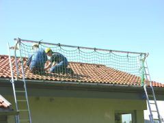 Mauderer 5 m Grundmodul Leitern-Dachschutzwand