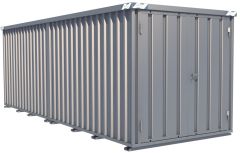 ContainerCombination (Höhe 2.1m) 6x2m; 2-flügelige Tür