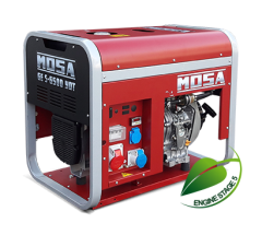 MOSA Stromerzeuger GE S-6500 YDT (AVR) Reversier-Start